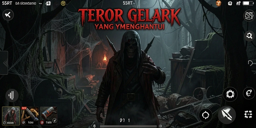 Gameplay mencekam di dunia Horror 55RT yang menegangkan.