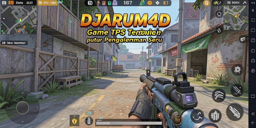 Tangkapan layar gameplay DJARUM4D yang menunjukkan aksi seru dalam permainan TPS.