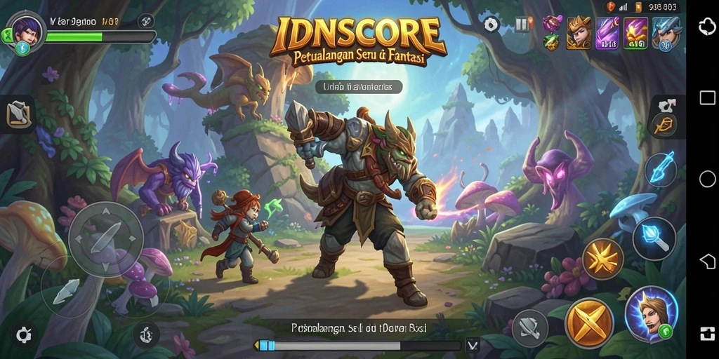 Gameplay seru dan mendebarkan di IDNSCORE