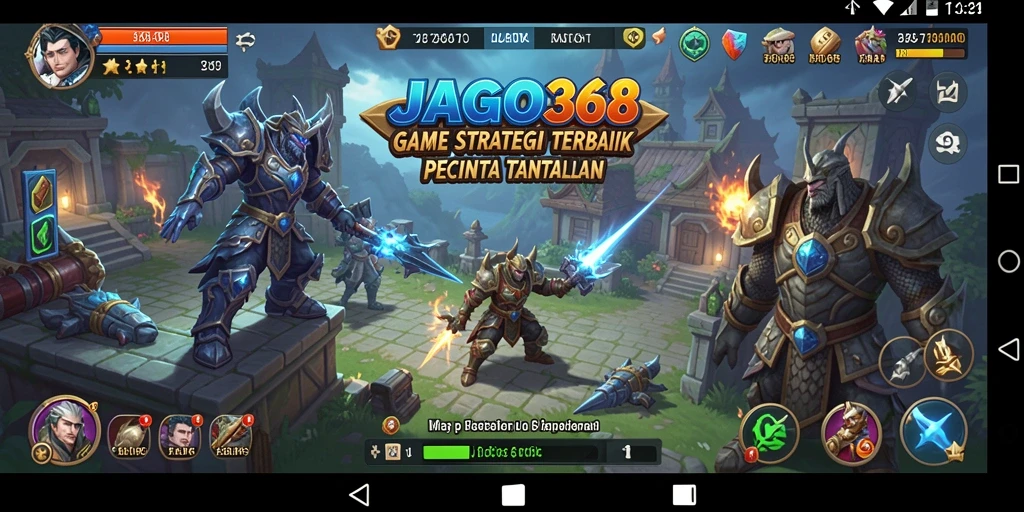 Tangkapan layar menarik dari gameplay strategi JAGO368.