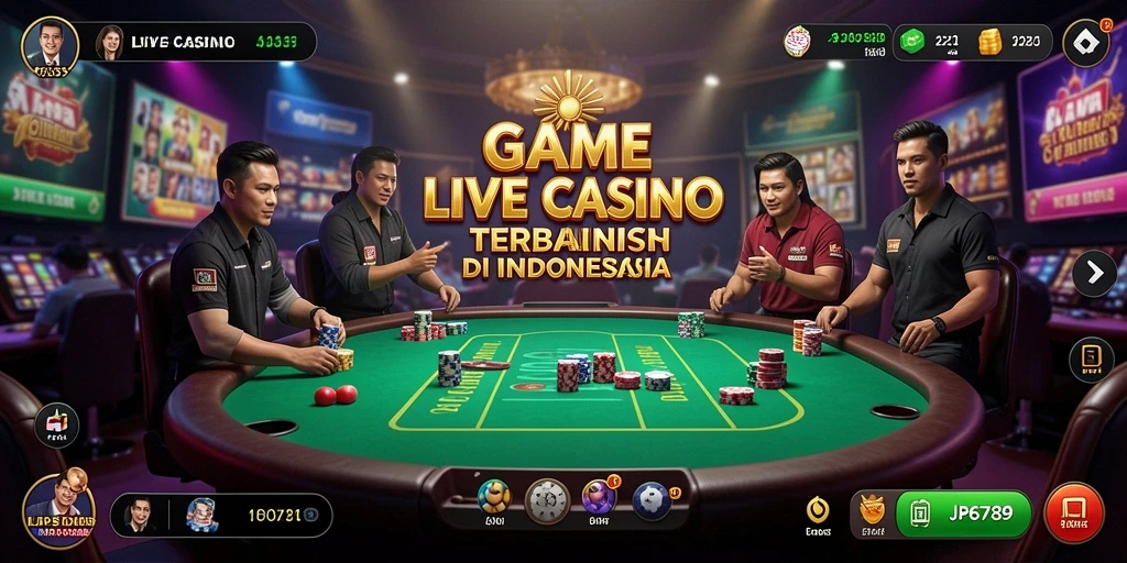Tampilan gameplay seru di aplikasi Live Casino JP6789.