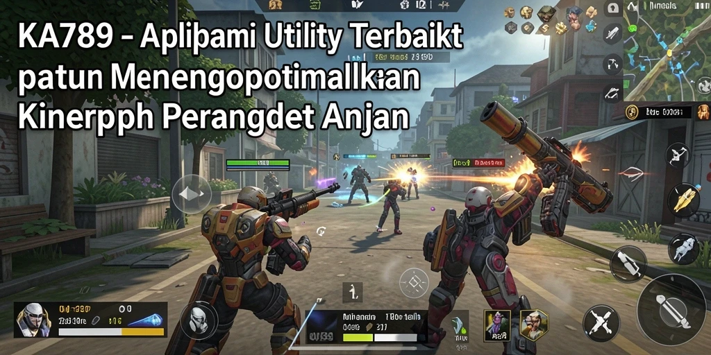 Tampilan antarmuka KA789 dengan fitur utilitas yang lengkap.