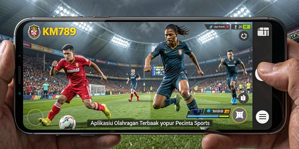 Tampilan gameplay KM789 yang mendebarkan saat berlaga di lapangan olahraga.