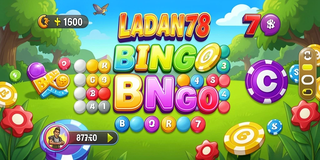 Tampilan gameplay LADANG78 dengan suasana Bingo yang seru.