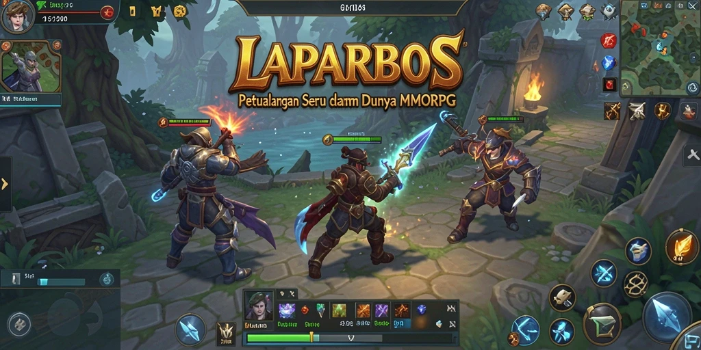 Tampilan gameplay menarik dari LAPARBOS di dunia MMORPG.