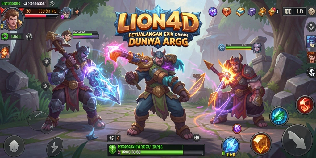 Gameplay LION4D yang penuh aksi dan petualangan mendebarkan.