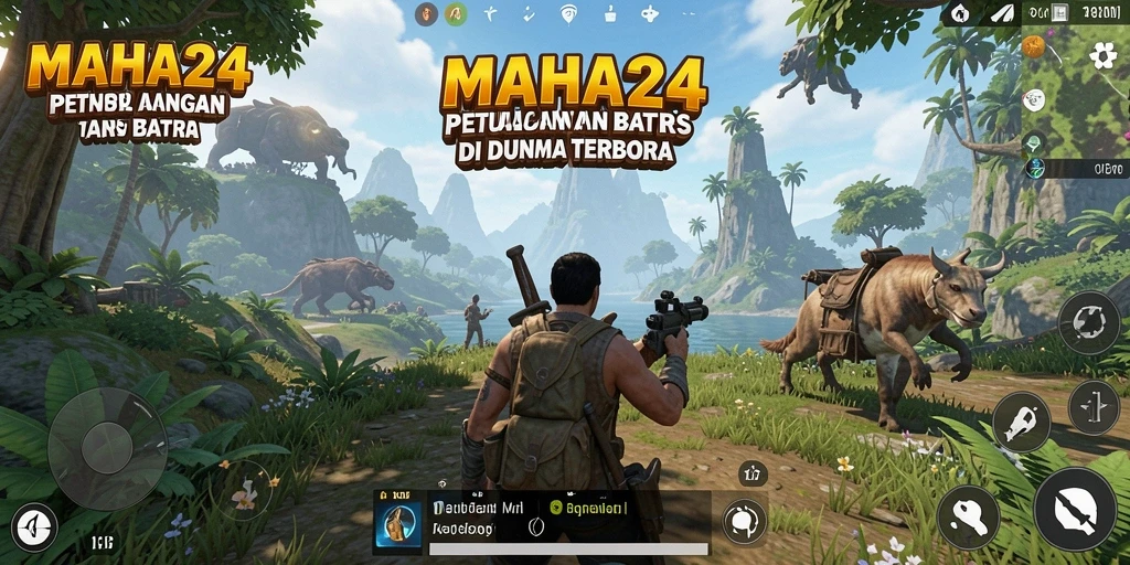 Gameplay seru dalam dunia Open World MAHA24 yang penuh petualangan.