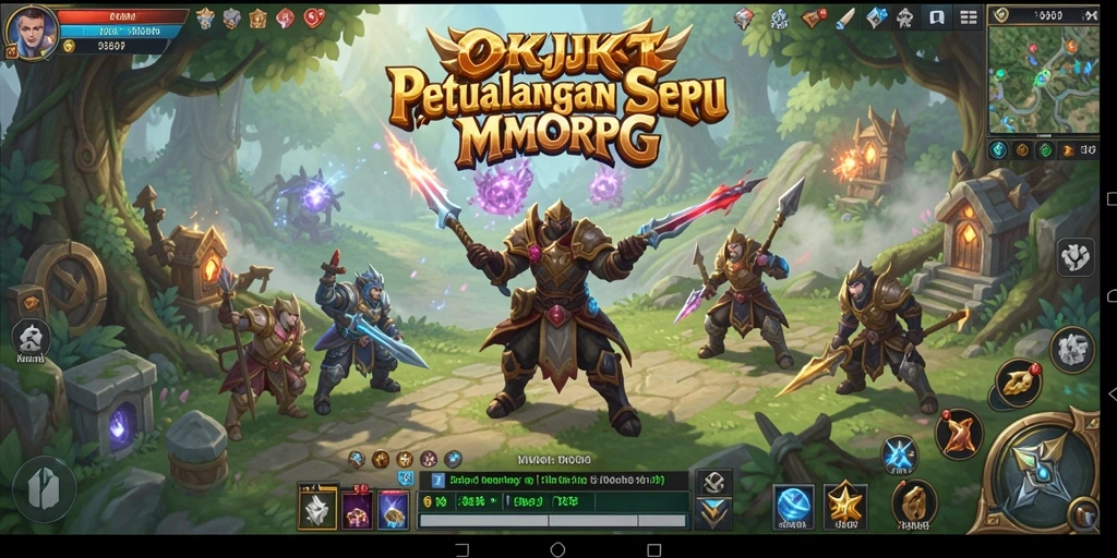Gameplay seru MMORPG OKJKT dengan grafis menakjubkan.