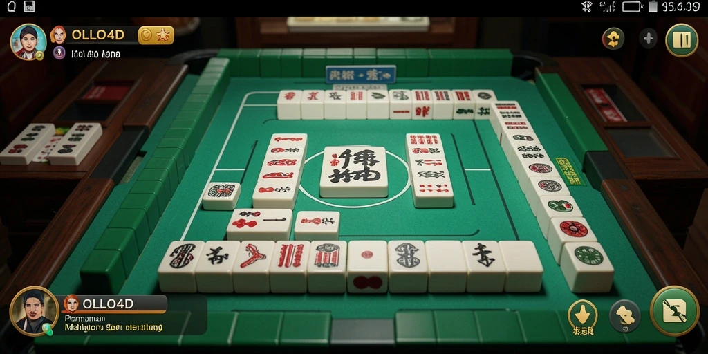 Gameplay Mahjong yang menantang dan menyenangkan di OLLO4D.