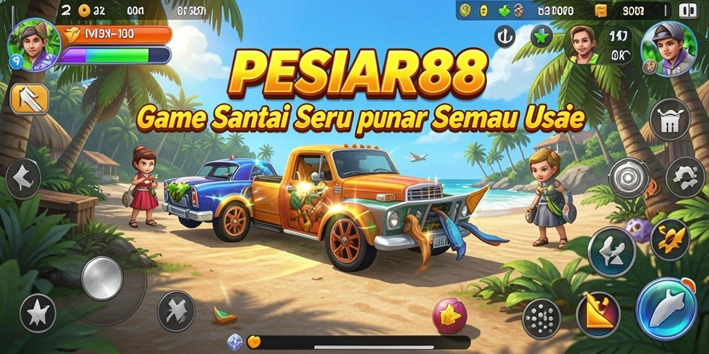 Tampilan gameplay seru dan menarik dari PESIAR88.
