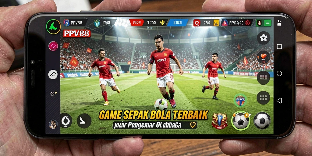 Tampilan gameplay PPV88 yang menarik saat pertandingan sepak bola.