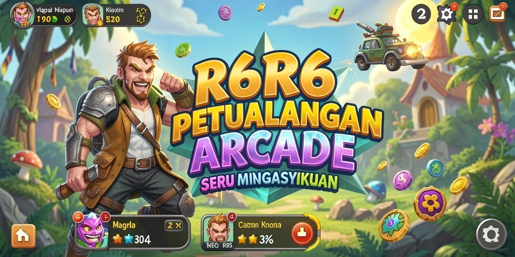 Tampilan gameplay seru R6R6 dengan banyak tantangan mendebarkan.