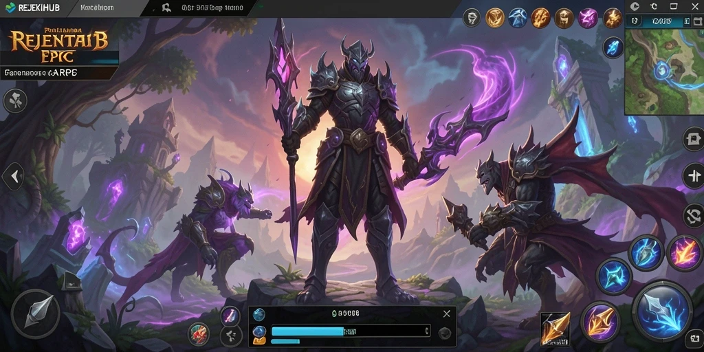 Tampilan menarik dari gameplay ARPG di REJEKIHUB menunjukkan aksi seru.