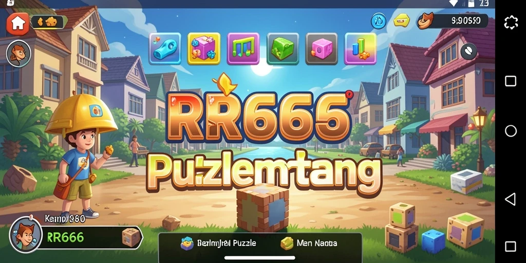 Screenshot game RR666 dengan tantangan Puzzle yang memukau.