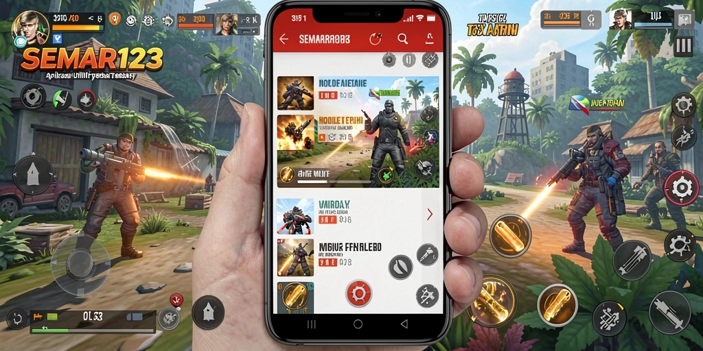 Screenshot SEMAR123 menampilkan antarmuka pengguna yang sederhana dan fungsional.