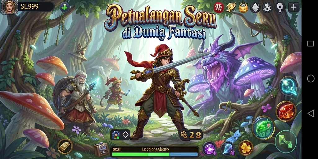Ilustrasi gameplay menarik dari SL999 saat menjelajahi dunia petualangan.