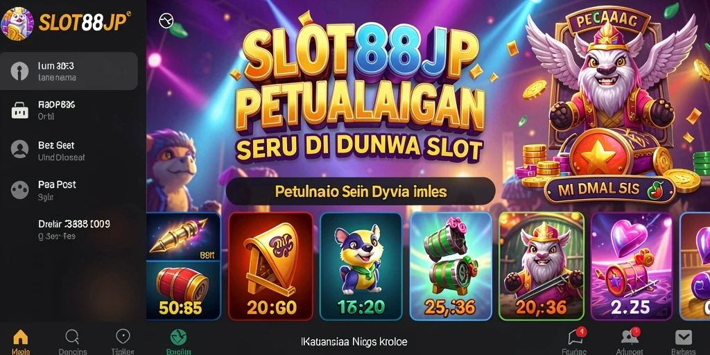 Screenshot utama menunjukkan gameplay menegangkan dan pemandangan indah di SLOT88JP.