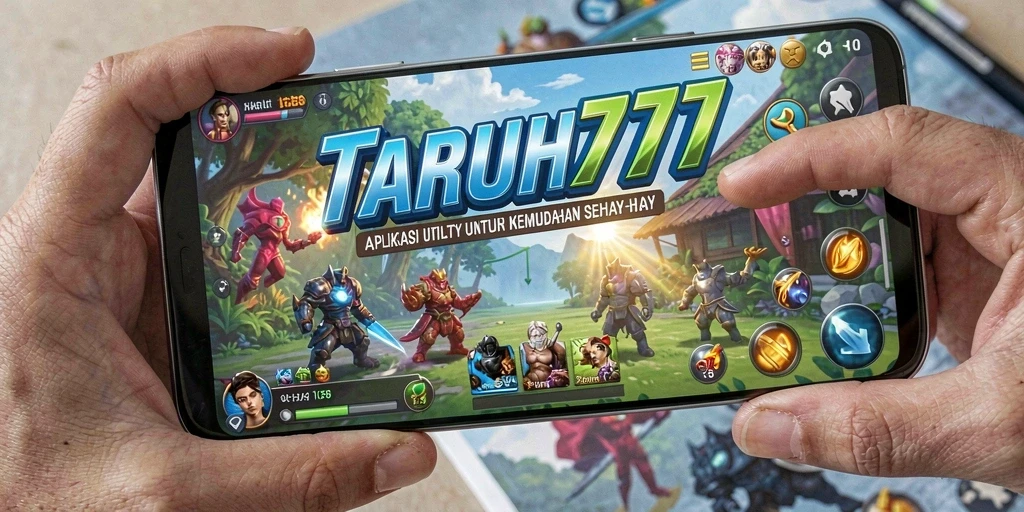 Tampilan antarmuka TARUH777 yang bersih dan modern.