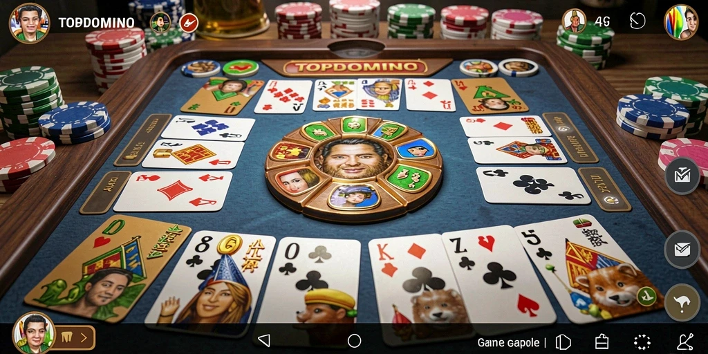 Moment seru bermain Gaple di TOPDOMINO.