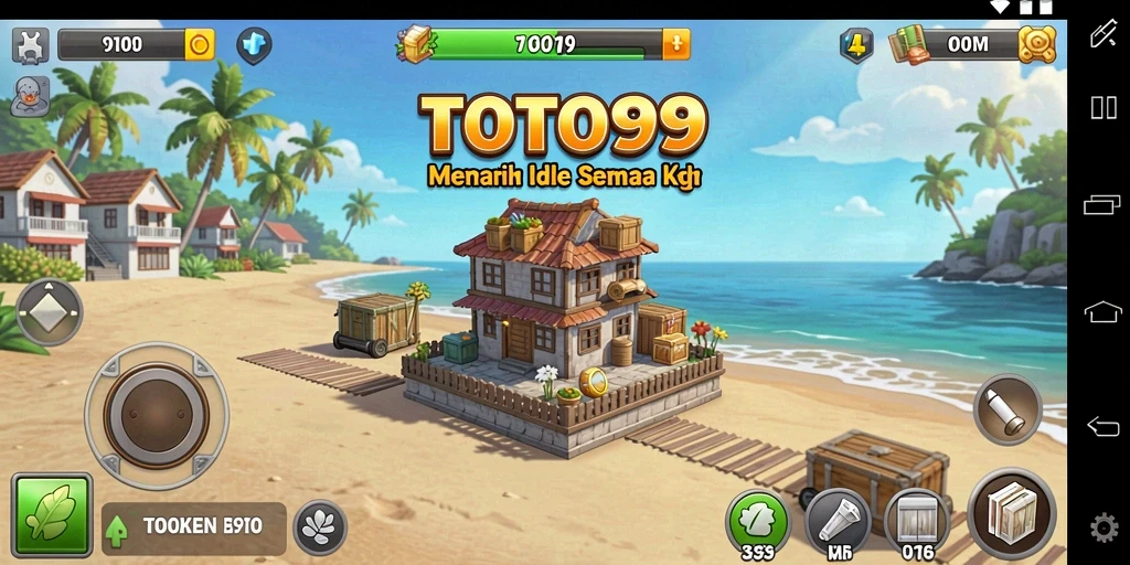 Tampilan gameplay TOTO99 yang menarik dalam mode Idle.