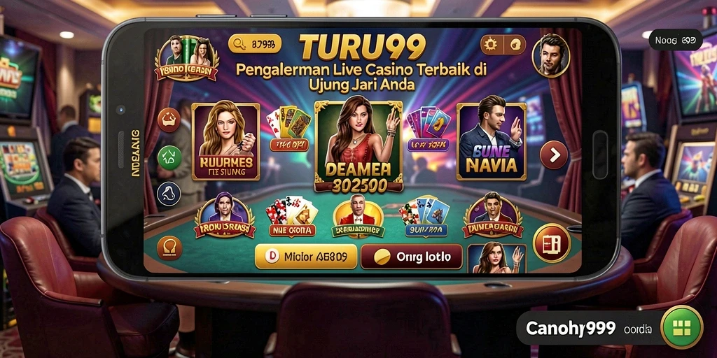 Gameplay Live Casino yang seru dan interaktif di TURU99.