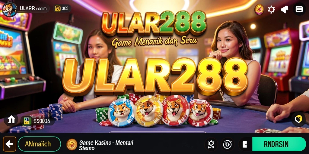 Screenshot gameplay ULAR288 menampilkan pengalaman Kasino yang seru.