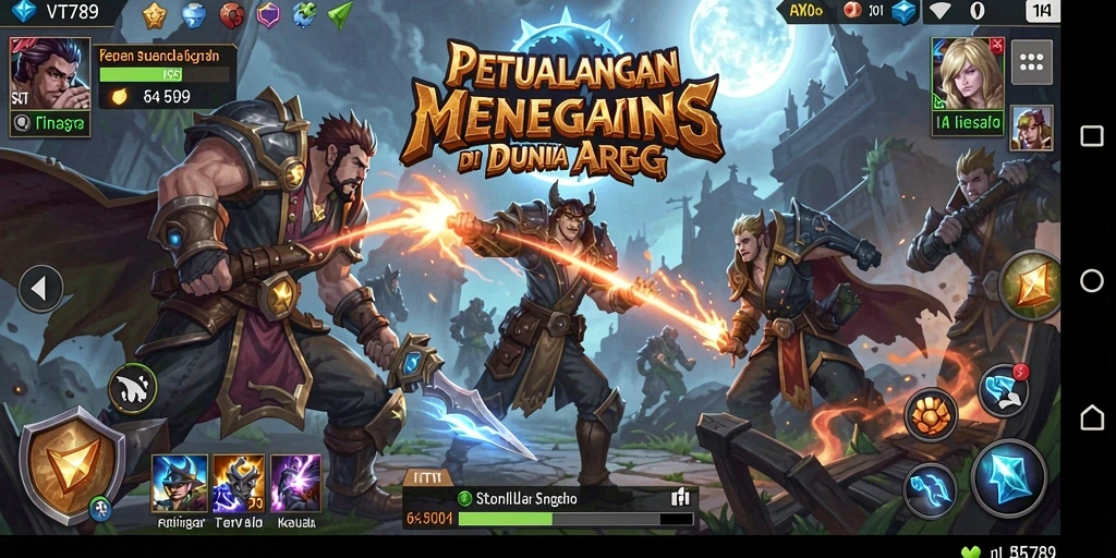 Tampilan gameplay menarik dari VT789 yang penuh aksi.