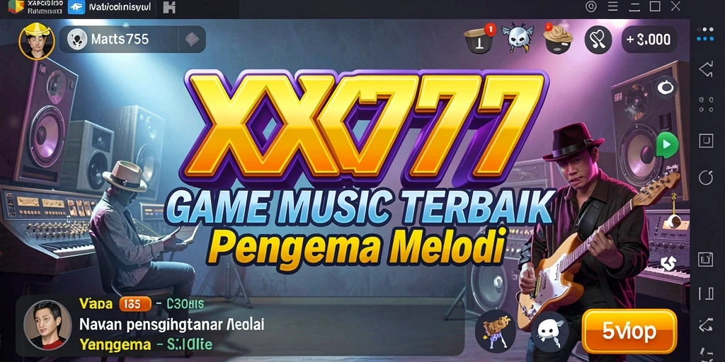 Beragam gameplay menarik dari XXX777 yang penuh musik.